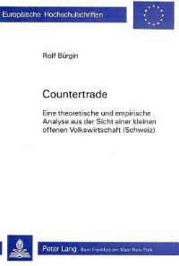 Book Cover for Countertrade by Rolf Bürgin