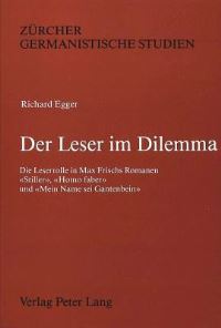 Book Cover for Der Leser Im Dilemma by Richard Egger