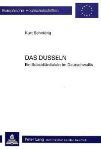 Book Cover for Das Dusseln by Kurt Schnidrig