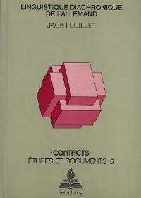 Book Cover for Linguistique Diachronique De L'allemand by Jack Feuillet