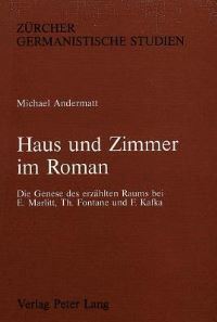 Book Cover for Haus Und Zimmer Im Roman by Michael Andermatt