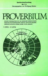 Book Cover for Proverbium 1 (1965) - 15 (1970) Proverbium 16 (1971) - 25 (1975) by Wolfgang Mieder