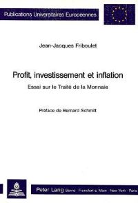 Book Cover for Profit, Investissement Et Inflation by Jean-Jacques Friboulet
