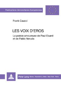 Book Cover for Les Voix d'Eros by Hannes Friedli