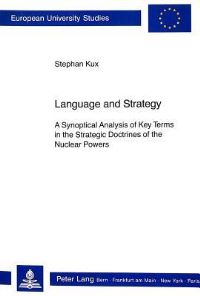 Book Cover for Language and Strategy by Stephan Kux