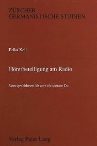 Book Cover for Horerbeteiligung Am Radio by Erika Keil