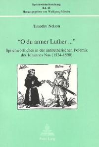 Book Cover for «O Du Armer Luther...>> by Timothy Nelson