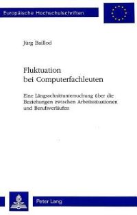 Book Cover for Fluktuation Bei Computerfachleuten by Jürg Baillod