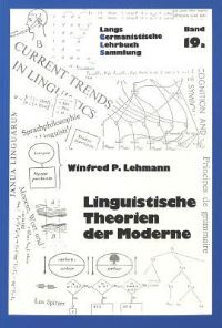 Book Cover for Linguistische Theorien Der Moderne by Winfred P Lehmann