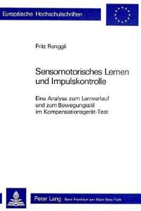 Book Cover for Sensomotorisches Lernen Und Impulskontrolle by Fritz Renggli
