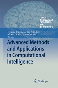 Book Cover for Advanced Methods and Applications in Computational Intelligence by Ryszard Klempous, Jan Nikodem, Witold Jacak, Zenon Chaczko