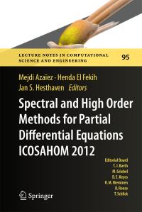 Book Cover for Spectral and High Order Methods for Partial Differential Equations ICOSAHOM 2012 by International Conference on Spectral and High Order Methods