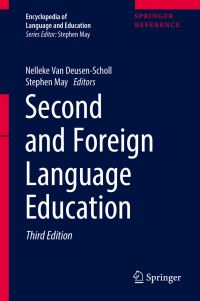Book Cover for Second and Foreign Language Education by Nelleke Van DeusenScholl, Stephen May