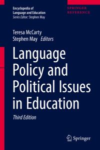 Book Cover for Language Policy and Political Issues in Education by T L McCarty, Stephen May