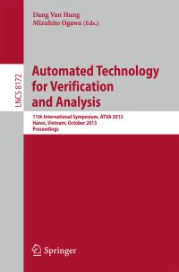 Book Cover for Automated Technology for Verification and Analysis by ATVA Symposium
