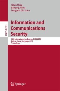 Book Cover for Information and Communications Security by ICICS Conference