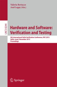 Book Cover for Hardware and Software: Verification and Testing by International Haifa Verification Conference