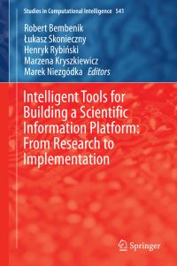 Book Cover for Intelligent Tools for Building a Scientific Information Platform by SYNAT Workshop