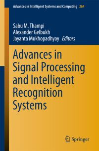 Book Cover for Advances in Signal Processing and Intelligent Recognition Systems by 