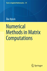 Book Cover for Numerical Methods in Matrix Computations by Âke Björck