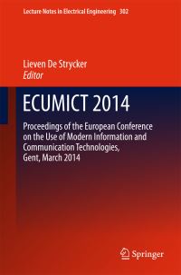 Book Cover for ECUMICT 2014 by European Conference on the Use of Modern Information and Communication Technologies