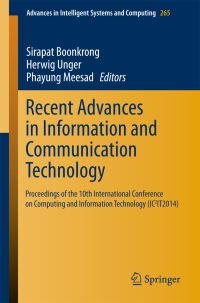 Book Cover for Recent Advances in Information and Communication Technology by International Conference on Computing and Information Technology