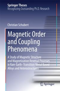Book Cover for Magnetic Order and Coupling Phenomena by Christian Schubert
