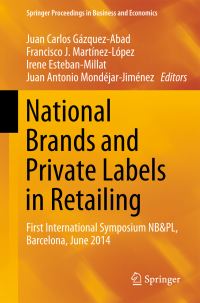 Book Cover for National Brands and Private Labels in Retailing by International Symposium on National Brands and Private Labels in Retailing