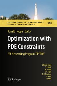 Book Cover for Optimization With PDE Constraints by Ronald H W Hoppe