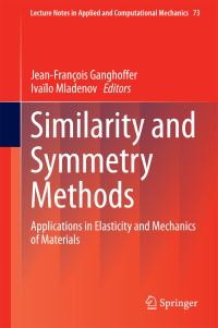 Book Cover for Similarity and Symmetry Methods by Symmetry and Group Theoretical Methods in Mechanics Workshop Similarity
