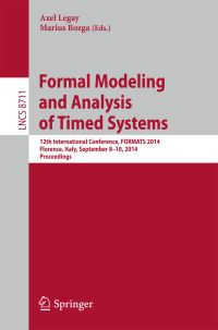 Book Cover for Formal Modeling and Analysis of Timed Systems by FORMATS Conference