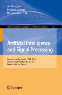 Book Cover for Artificial Intelligence and Signal Processing by AISP Symposium