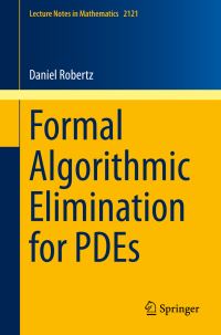 Book Cover for Formal Algorithmic Elimination for PDEs by Daniel Robertz