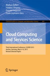 Book Cover for Cloud Computing and Services Science by International Conference on Cloud Computing and Services Science