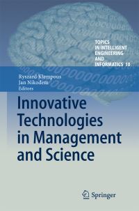 Book Cover for Innovative Technologies in Management and Science by Ryszard Klempous, Jan Nikodem