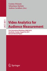 Book Cover for Video Analytics for Audience Measurement by VAAM Workshop
