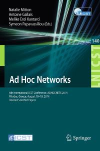 Book Cover for Ad Hoc Networks by Natalie Mitton, Antoine Gallais, Melike Erol Kantarci, Symeon Papavassiliou