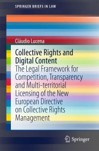 Book Cover for Collective Rights and Digital Content by Cláudio Lucena