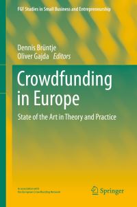 Book Cover for Crowdfunding in Europe by Dennis Brüntje, Oliver Gajda