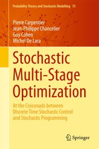 Book Cover for Stochastic Multi-Stage Optimization by Pierre Carpentier, JeanPhilippe Chancelier, Guy Cohen, Michel De Lara