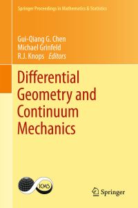 Book Cover for Differential Geometry and Continuum Mechanics by GuiQiang Chen, Michael Grinfeld, R J Knops