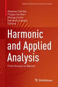 Book Cover for Harmonic and Applied Analysis by Stephan Dahlke