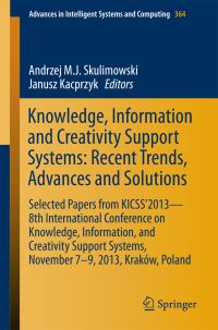 Book Cover for Knowledge, Information and Creativity Support Systems by Information and Creativity Support Systems International Conference on Knowledge