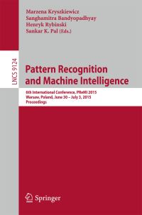 Book Cover for Pattern Recognition and Machine Intelligence by International Conference on Pattern Recognition and Machine Intelligence