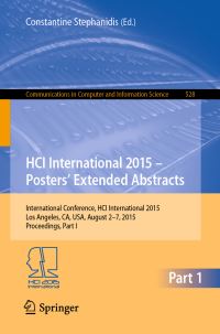 Book Cover for HCI International 2015 - Posters' Extended Abstracts by Constantine Stephanidis
