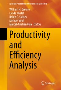 Book Cover for Productivity and Efficiency Analysis by North American Productivity Workshop