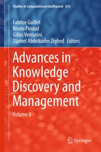 Book Cover for Advances in Knowledge Discovery and Management. Volume 5 by EGC Conference