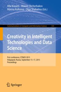 Book Cover for Creativity in Intelligent Technologies and Data Science by CITDS Conference
