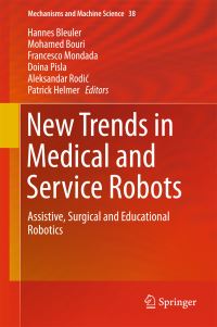 Book Cover for New Trends in Medical and Service Robots by MeSRoB Workshop