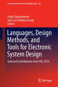 Book Cover for Languages, Design Methods, and Tools for Electronic System Design by FDL Conference